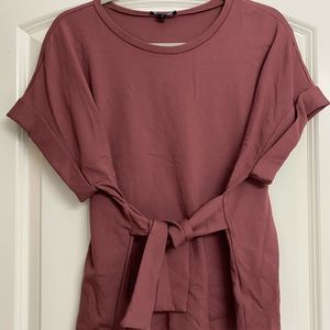 Mauve Express Tie-Front blouse - medium